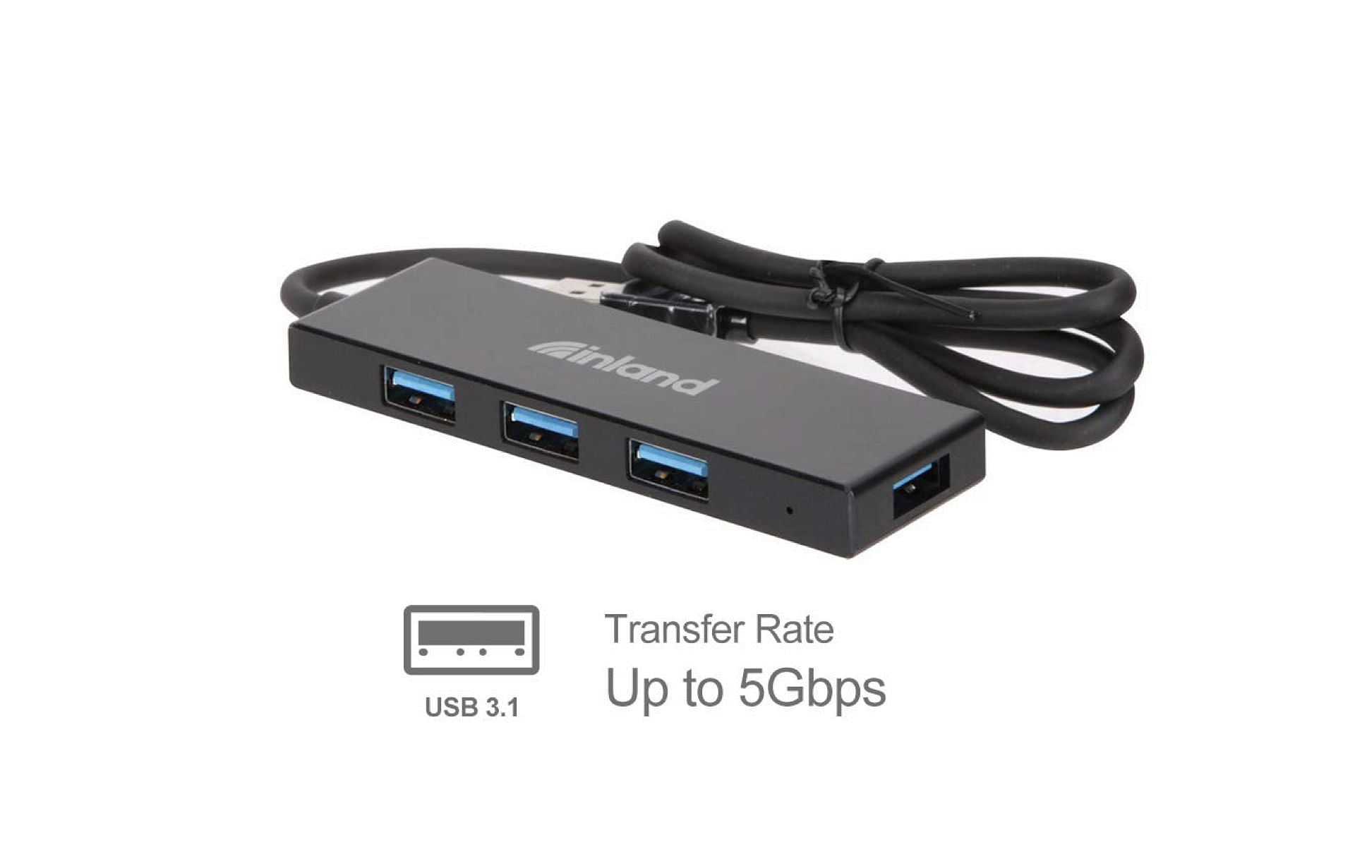 Inland 4 Port USB 3.0 Hub (Image via Amazon.in)