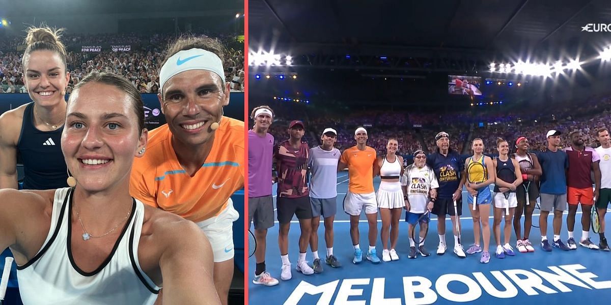 4 best moments from 2023 Australian Open's Tennis Plays for Peace