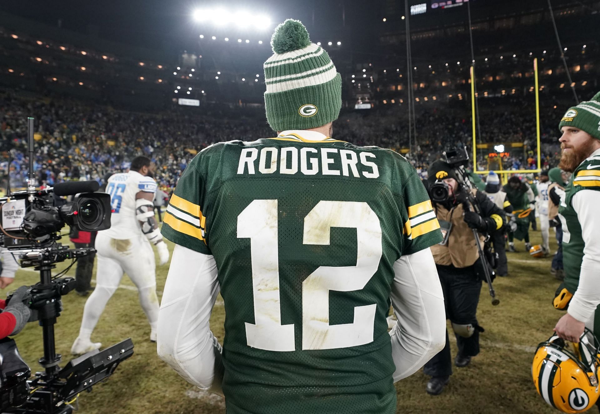 Aaron Rodgers: Detroit Lions v Green Bay Packers