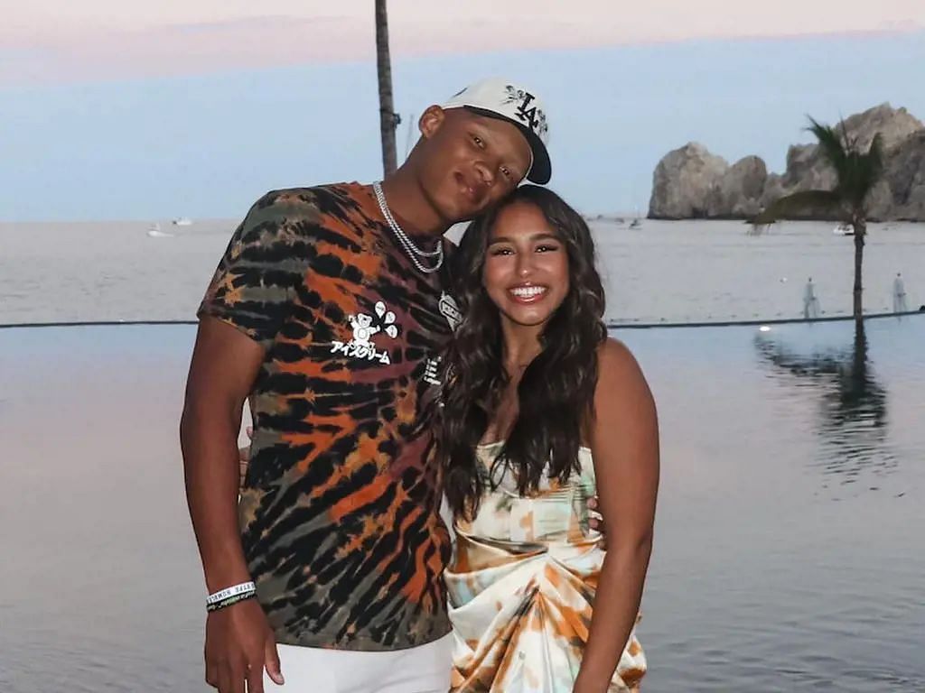 Joshua Dobbs with his girlfriend Jocelyn Lara (Pic Courtesy: celebseek.com)