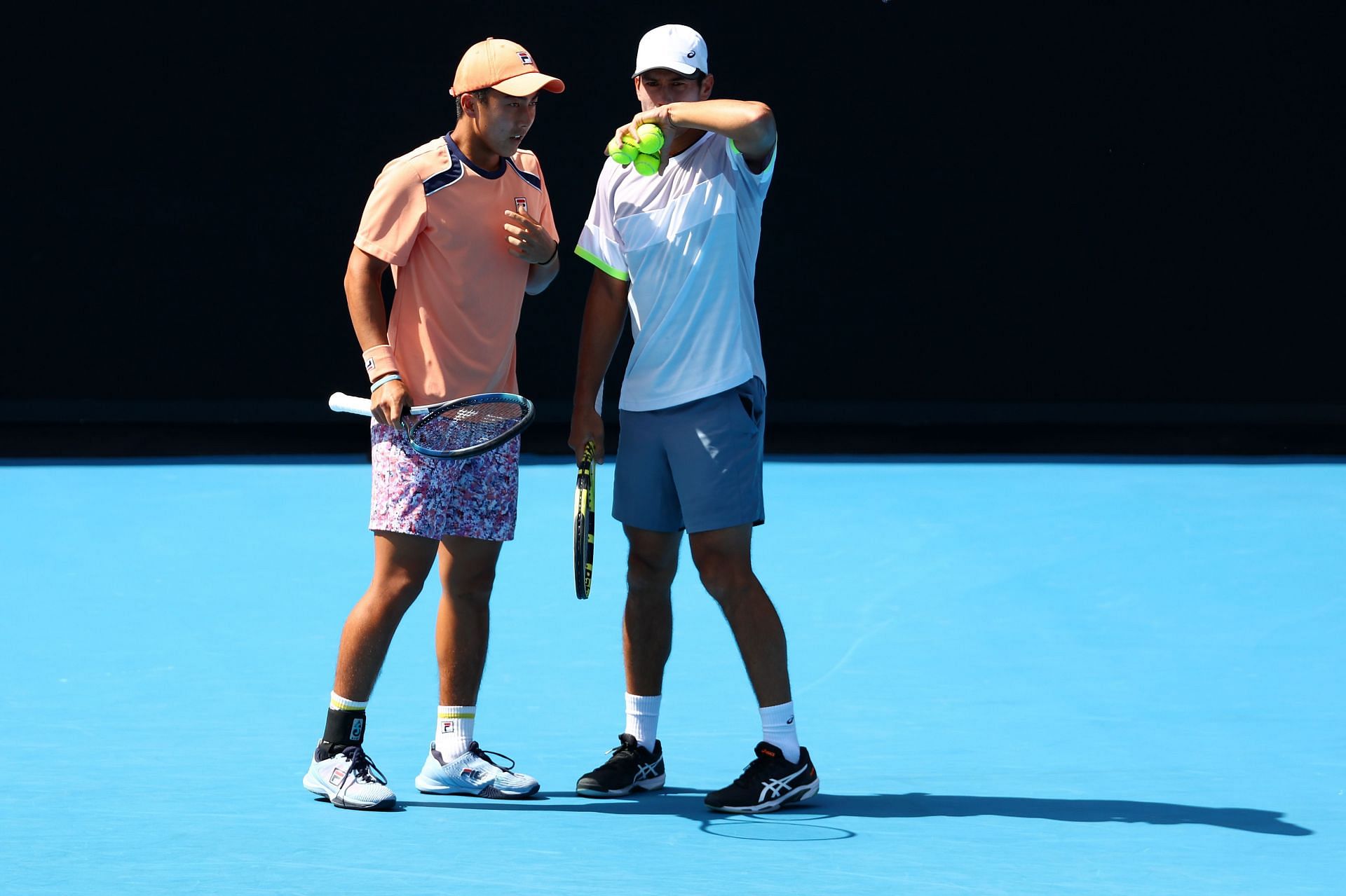 Jason Kubler and Rinky Hijikata during the 2023 Australian Open