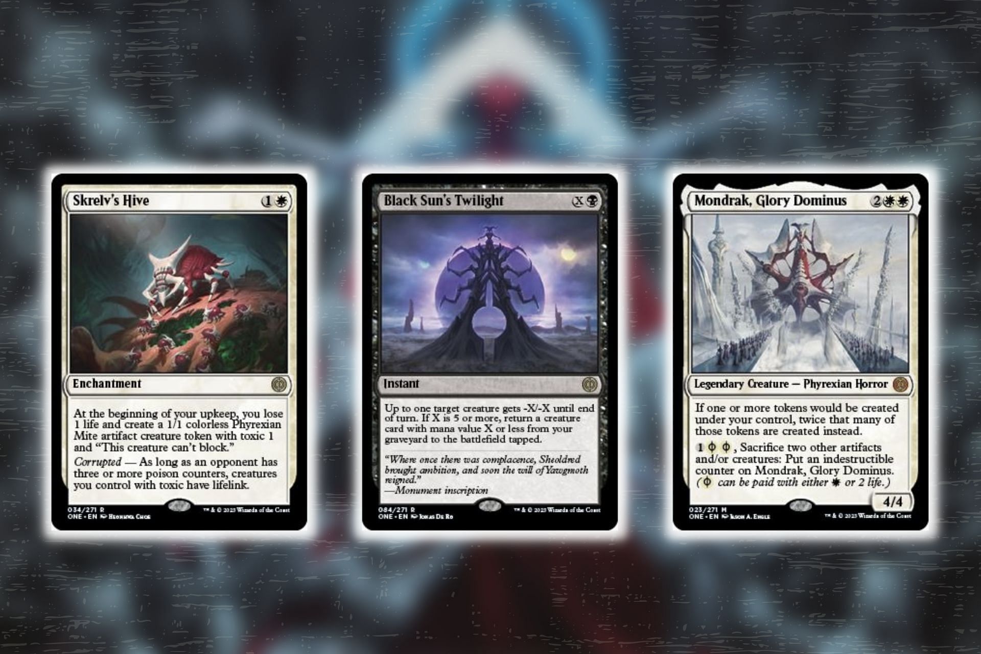 Phyrexia: All Will Be One spoiler season begins in Magic: The Gathering.