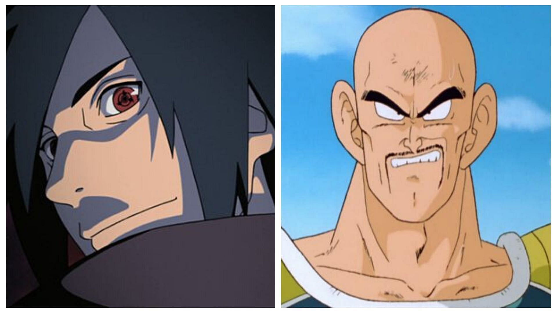 Madara Uchiha and Nappa (Image via Studio Pierrot, Toei Animation)