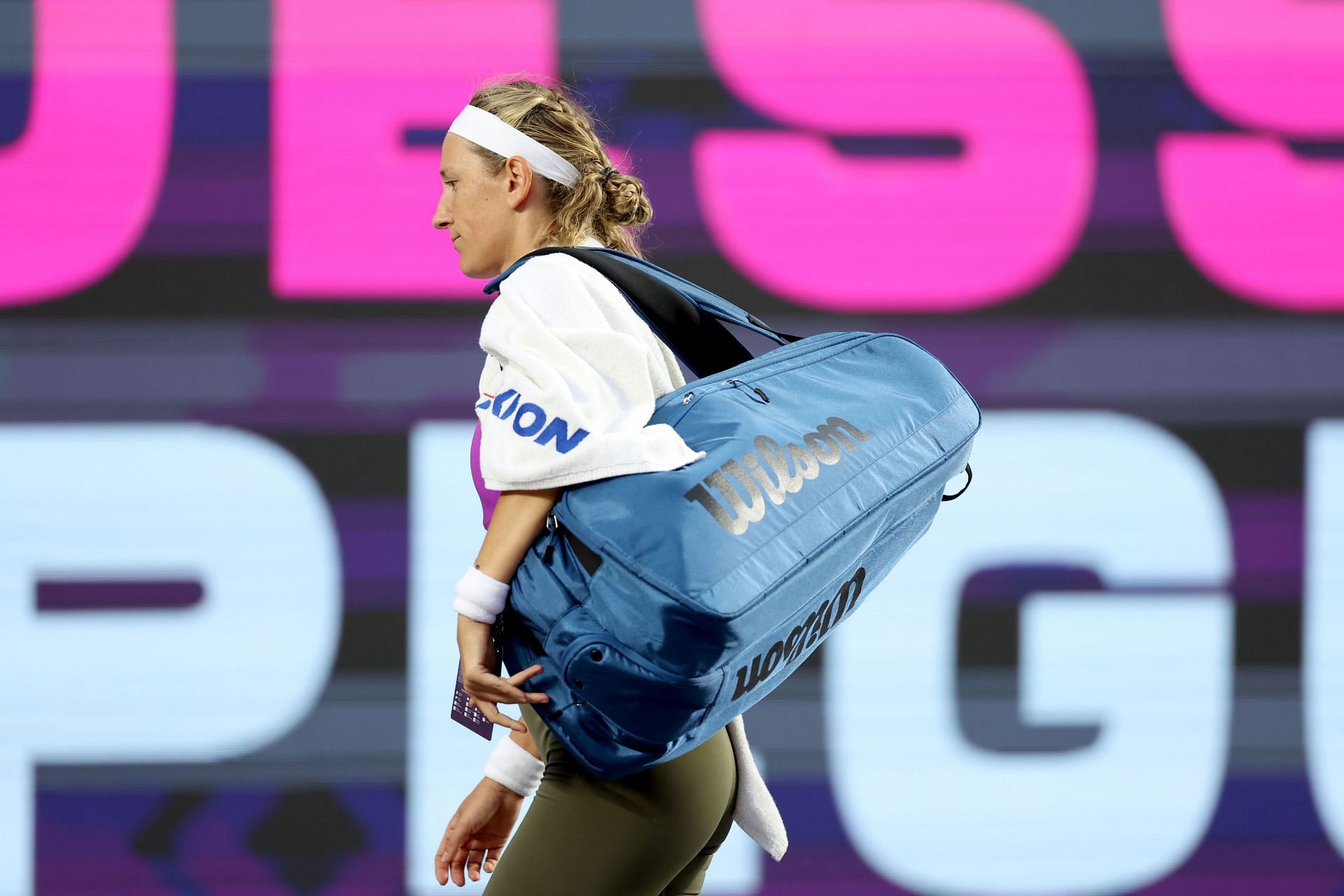 Victoria Azarenka at the 2022 WTA Guadalajara Open Akron