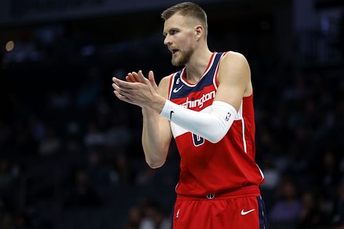 Kristaps Porzingis of the Washington Wizards