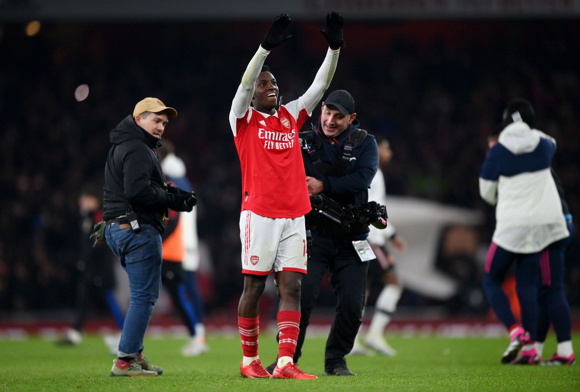 Arsenal Legend Ian Wright Sent Into Delirium After Eddie Nketiah's ...