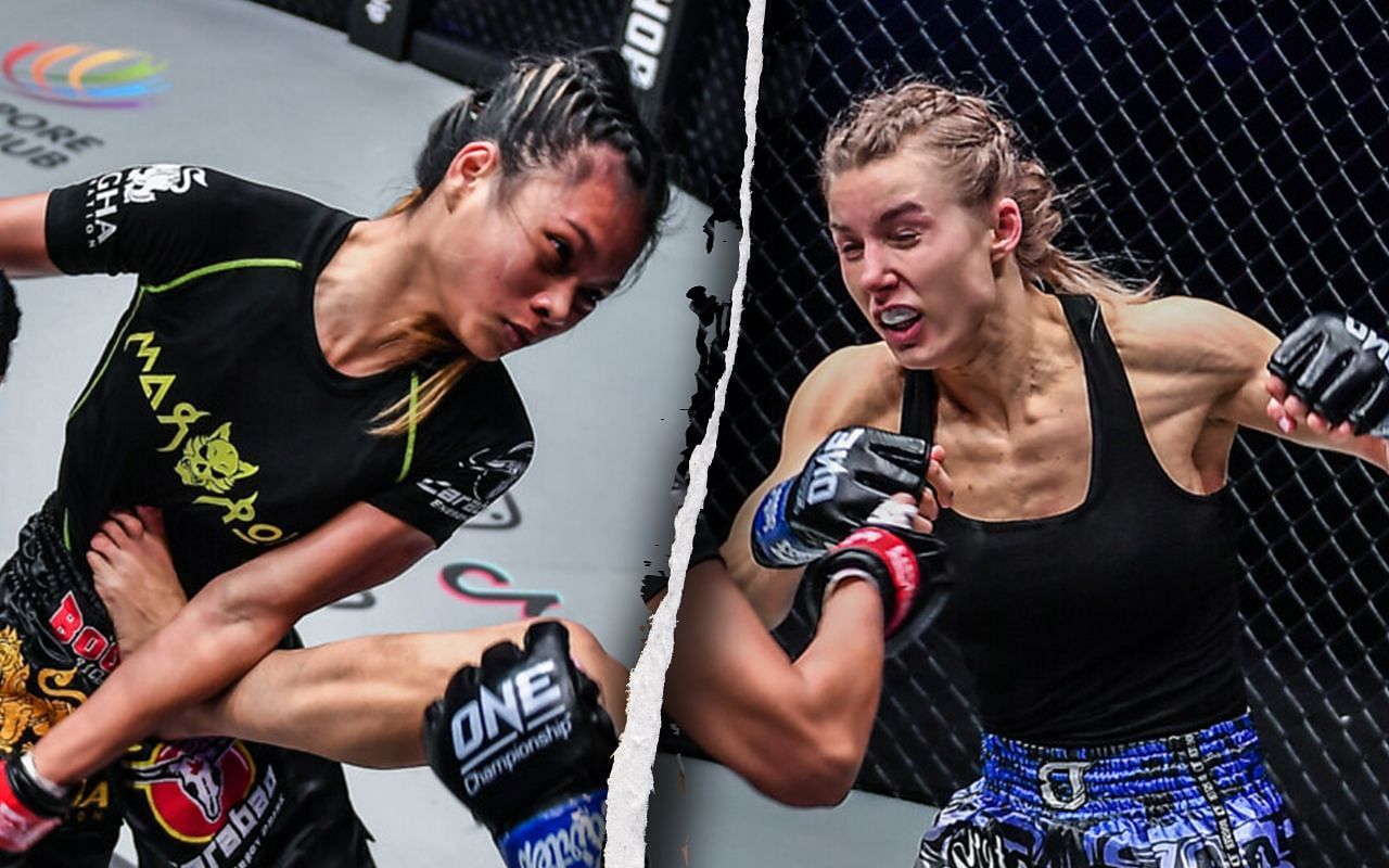 Supergirl (left), Ekaterina Vandaryeva (right), photo by ONE Championship