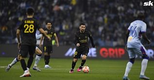 [WATCH]: Lionel Messi gets on the end of brilliant pass from Neymar to give PSG lead against Cristiano Ronaldo-led Saudi All-Stars XI