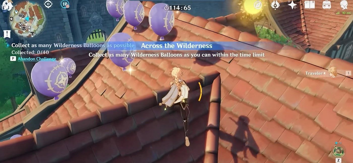 Travelers will have to collect Wilderness Balloons during the event (Image via HoYoverse)