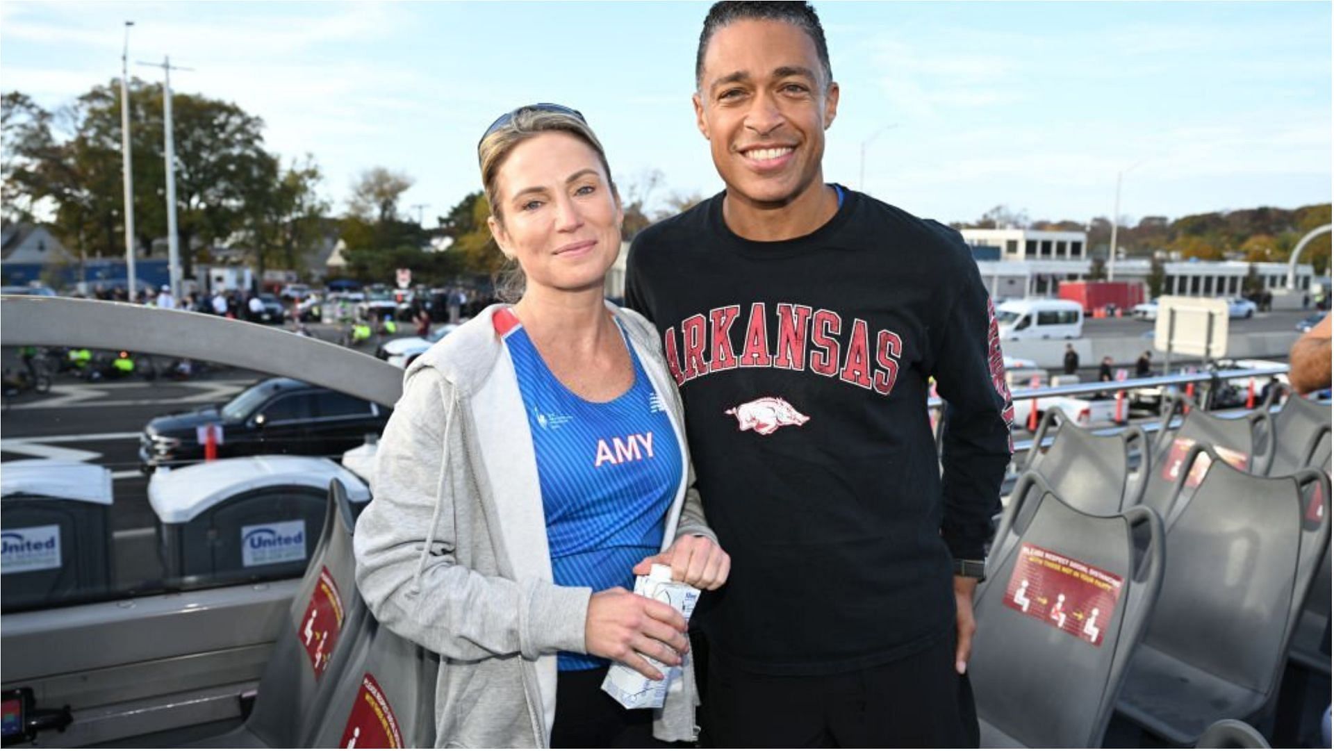 T.J. Holmes and Amy Robach have exited ABC News (Image via Bryan Bedder/Getty Images)