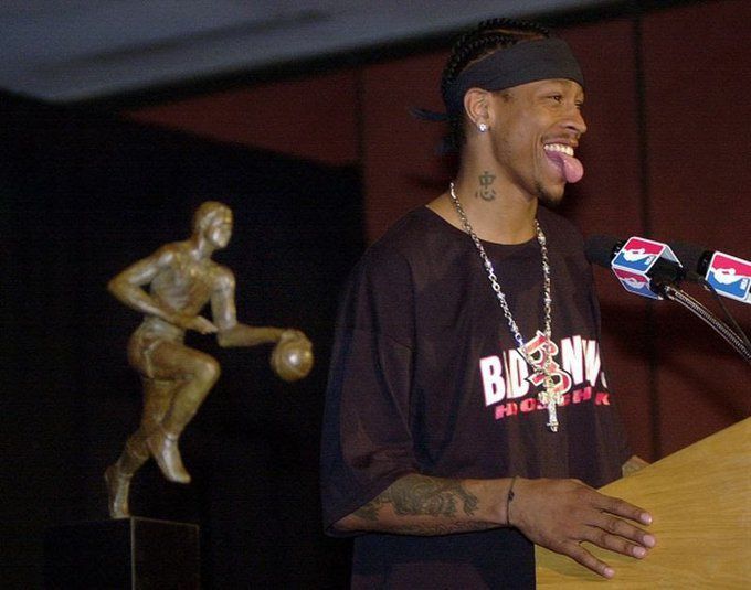 Allen Iverson on why he never wore suits to NBA games despite the hefty  fines: “I'm going to Fridays, I'm going to the club or something like that”