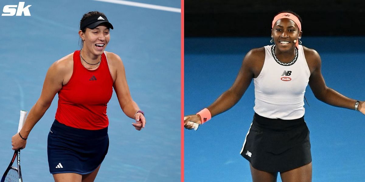Coco Gauff and Jessica Pegula were in a joking mood after their Australian Open wins on Friday.