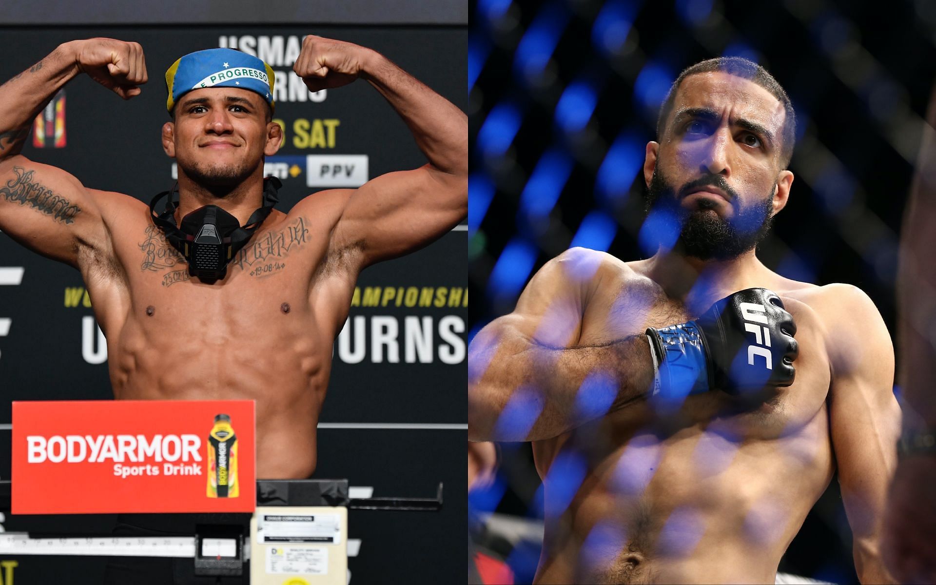 Gilbert Burns (left) and Belal Muhammad (right) [Image Courtesy: Getty Images]