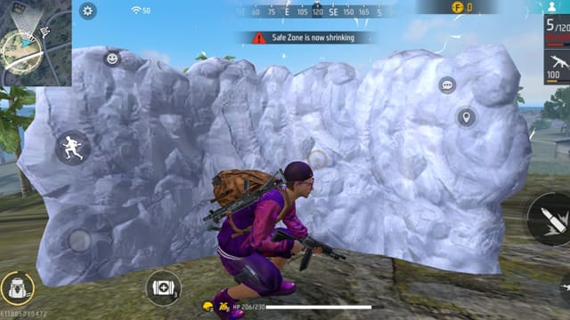 free fire fast gloo wall settings
