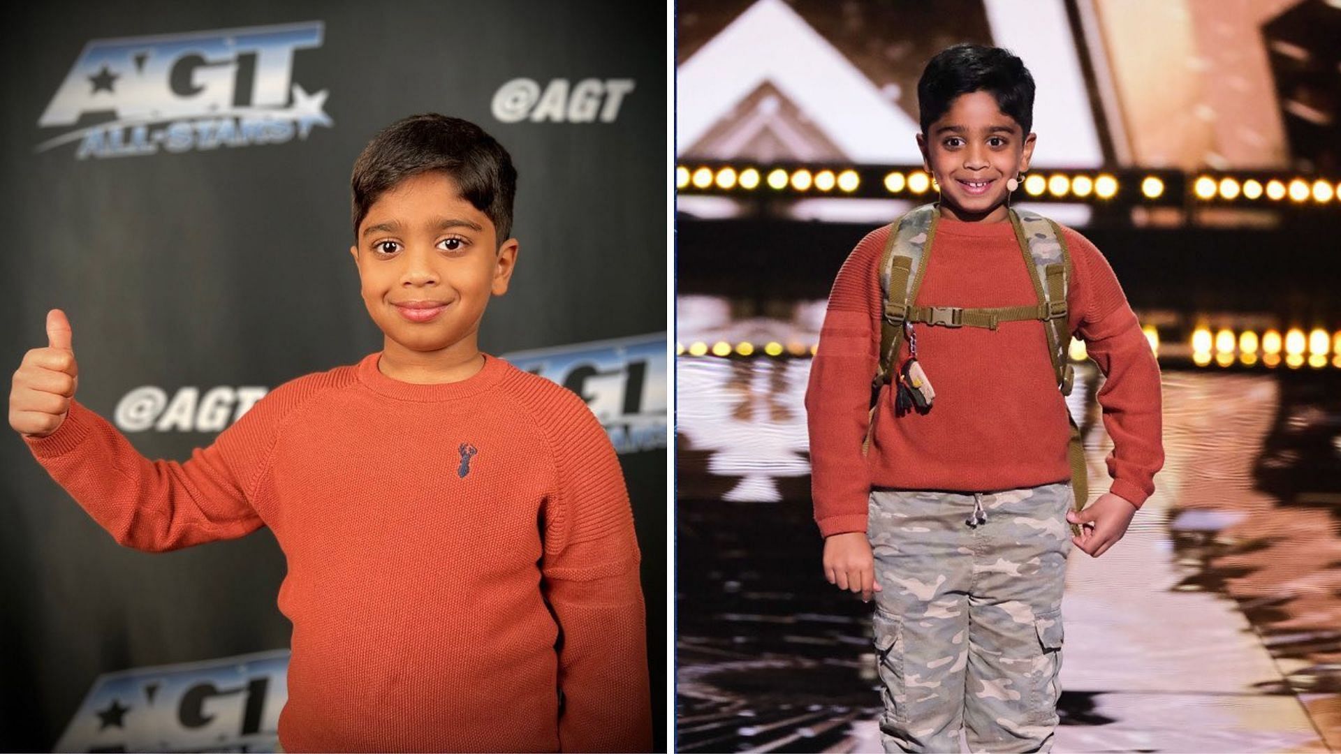 Aneeshwar Kunchala performs on AGT: All-Stars