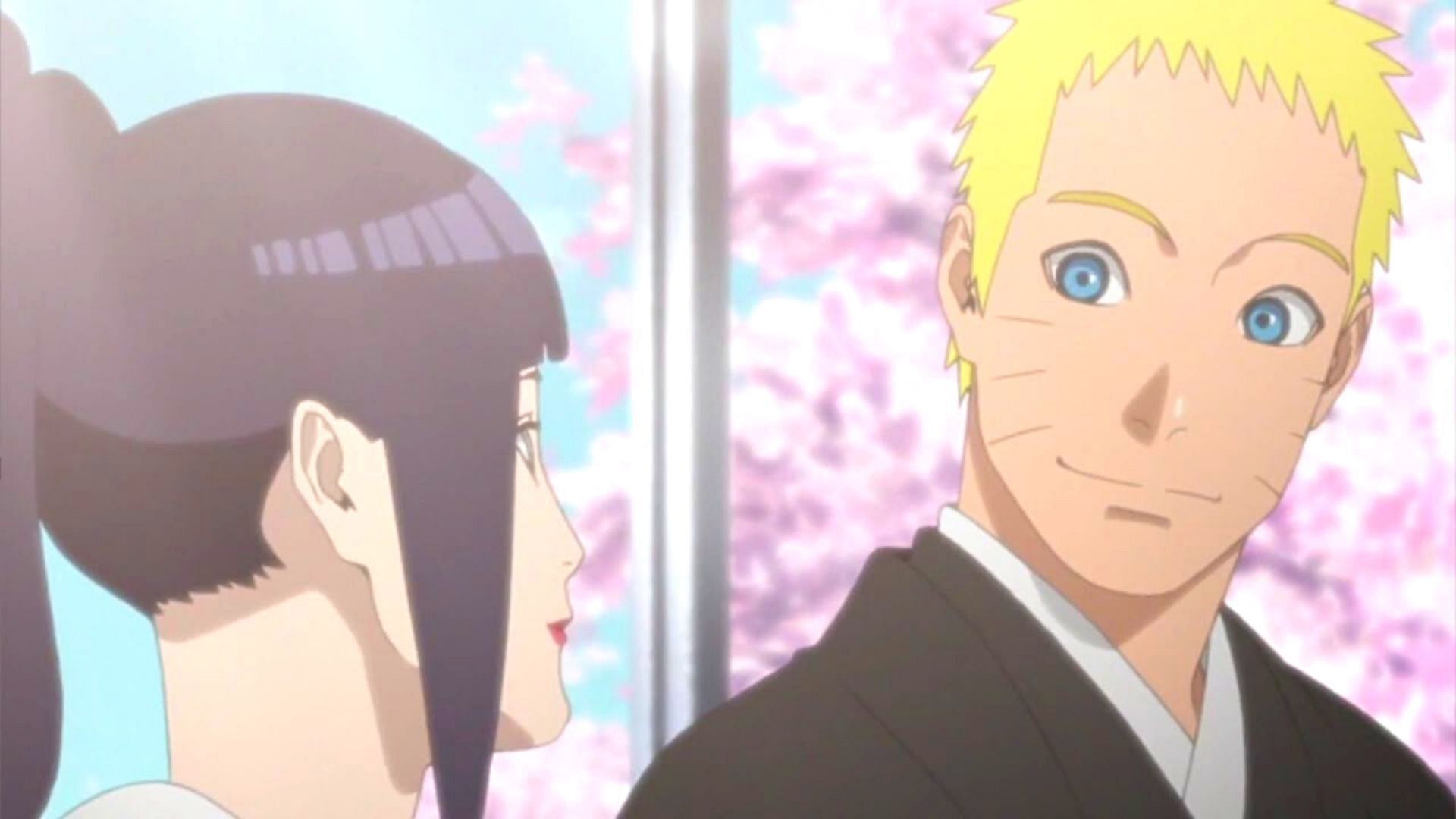 Naruto and Hinata as seen in the anime (Image via Studio Pierrot)