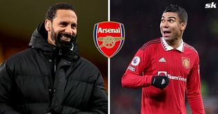 Rio Ferdinand bursts into laughter as Arsenal star is compared to Manchester United’s Casemiro