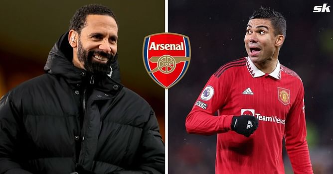 Rio Ferdinand bursts into laughter as Arsenal star is compared to Manchester United’s Casemiro