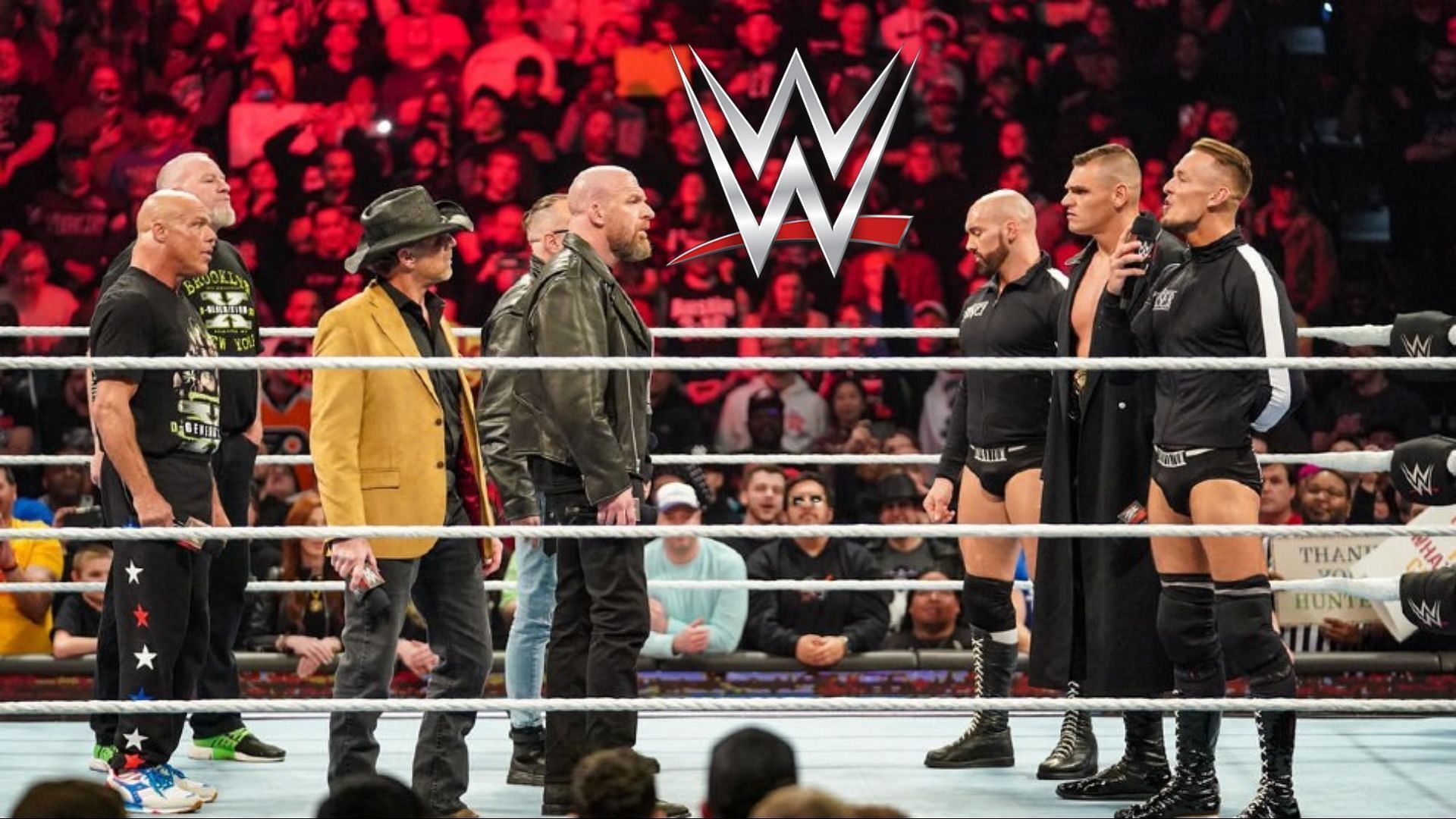Imperium, DX and Kurt Angle at WWE RAW XXX