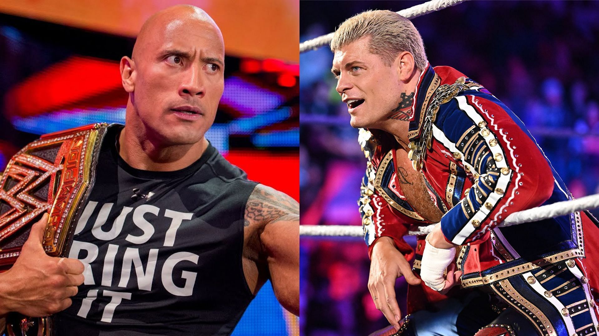 The Rock and Cody Rhodes have an ensuing battle in the Royal Rumble odds