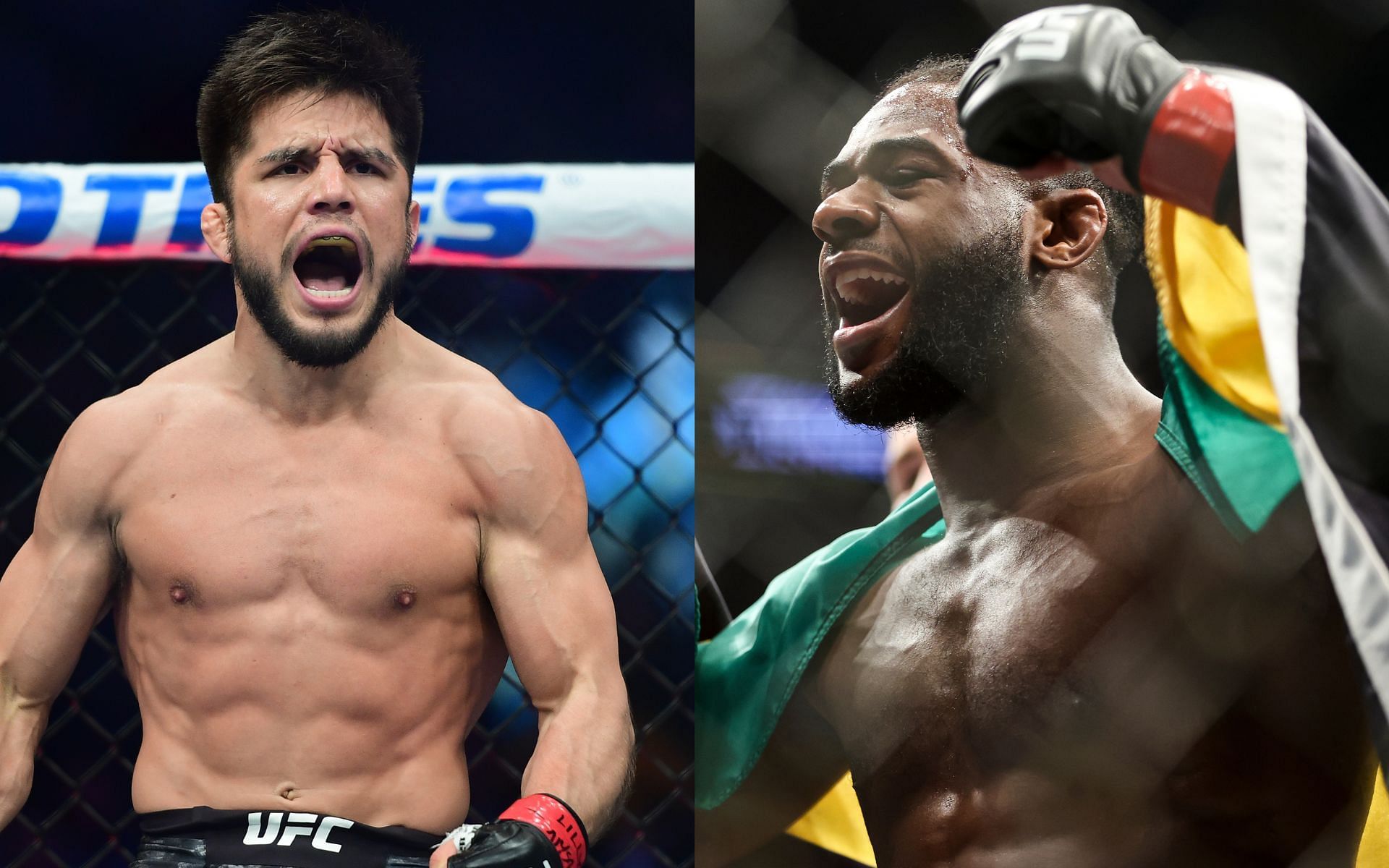 Henry Cejudo (left), Aljamain Sterling (right) 