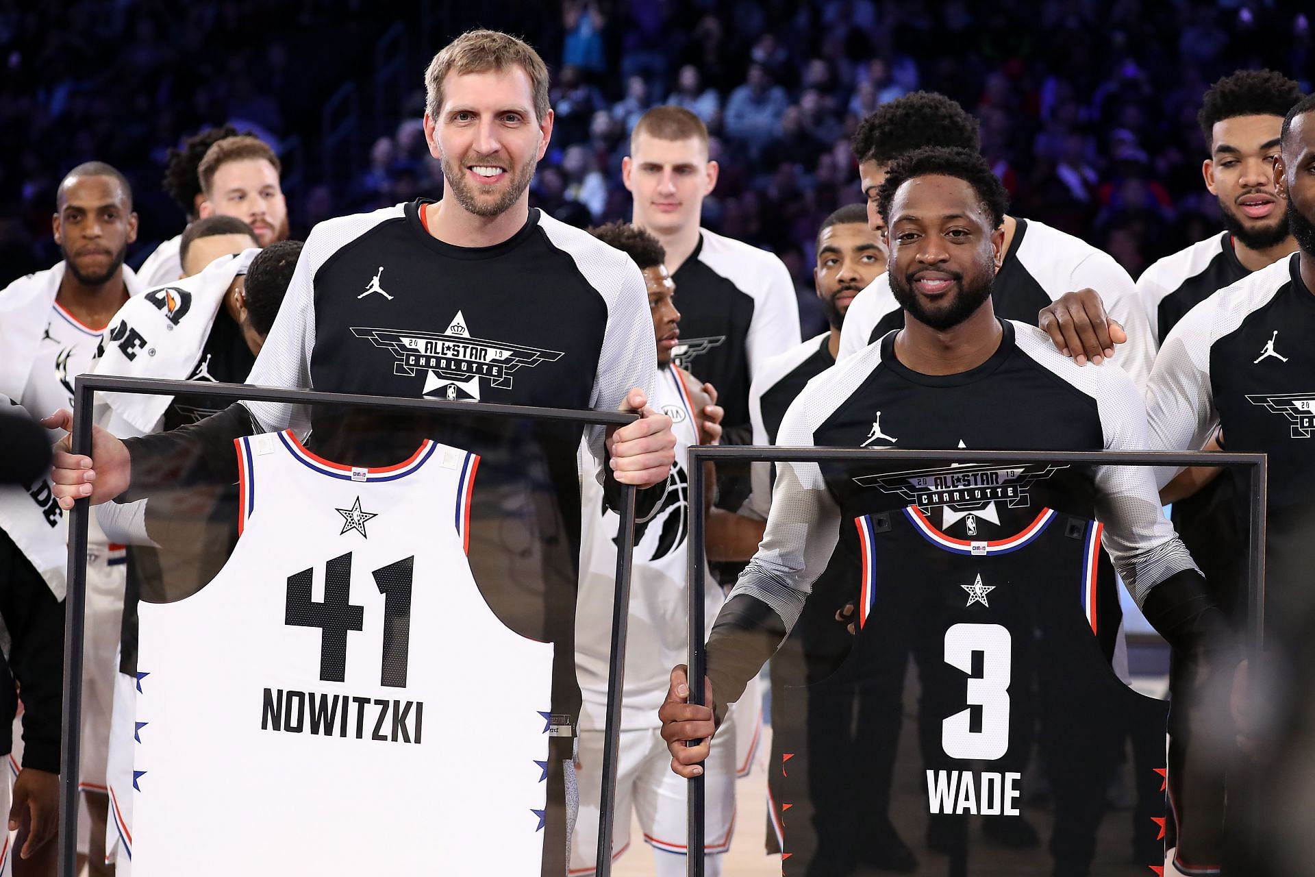 Nowitzki was also a special addition to the All-Star team (image via Getty Images)