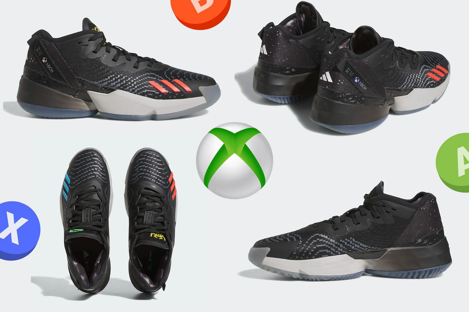 The upcoming Adidas x Xbox D.O.N. Issue #4 sneakers express Donovan Mitchell&#039;s love for gaming (Image via Sportskeeda)