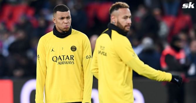 PSG superstar Kylian Mbappe star-struck by Neymar's stunning freekick in training (WATCH)