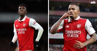 Arsenal star Eddie Nketiah insists that he wishes Gabriel Jesus nothing but a 'very speedy recovery'