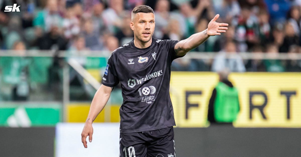 Podolski sent off in his own charity match.