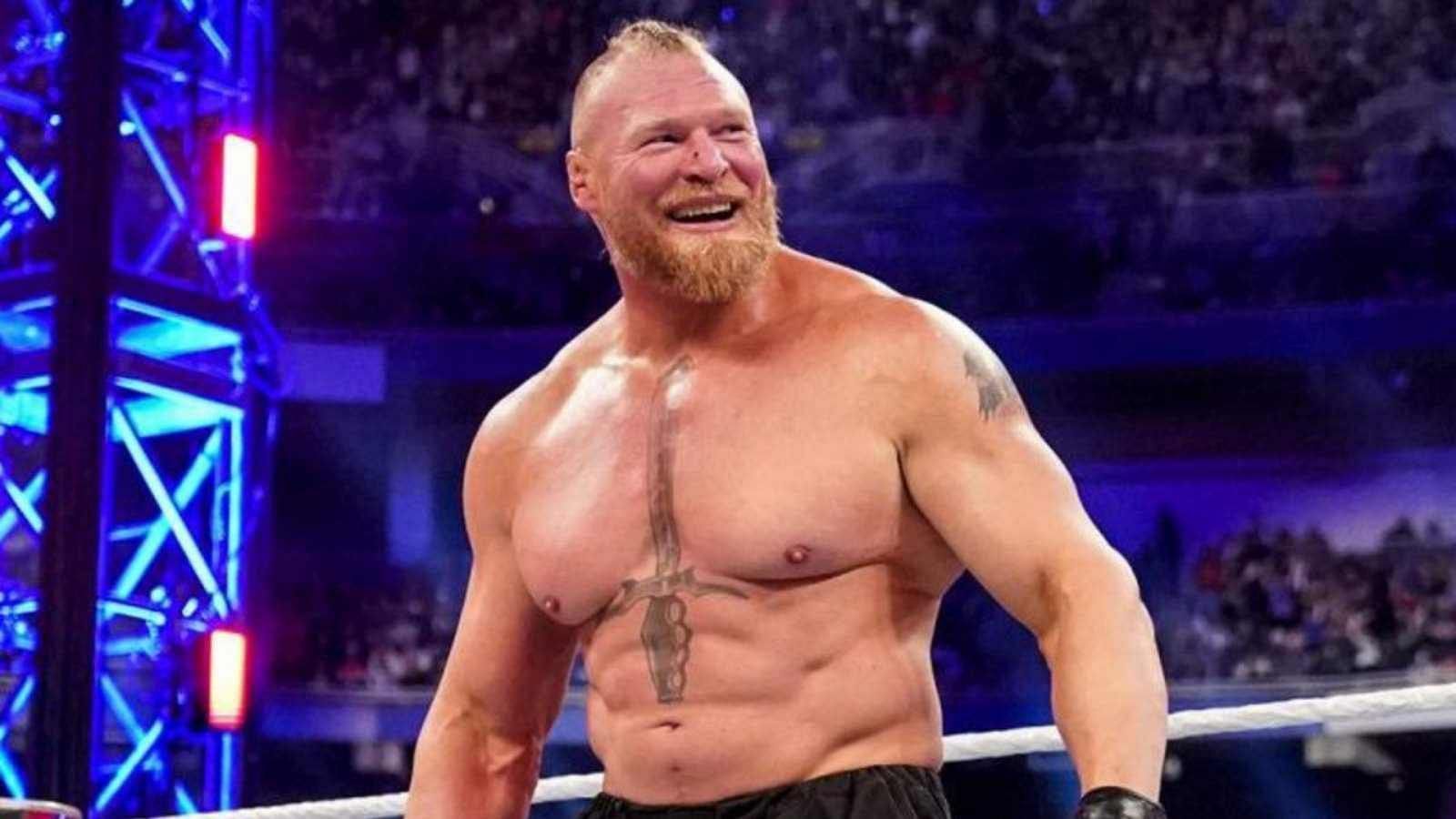 Brock Lesnar was last seen at WWE Crown Jewel!