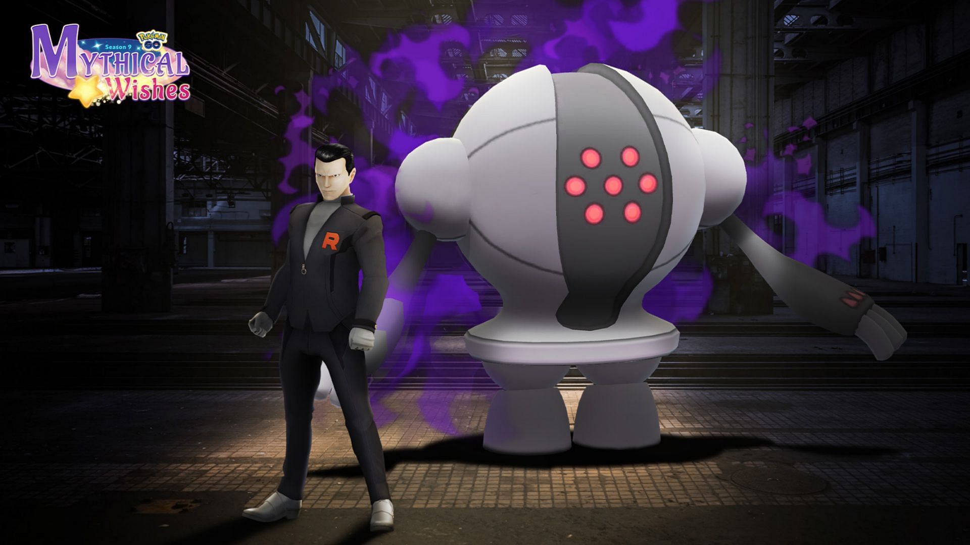 Shadow Registeel is arriving alongside Giovanni in the Team GO Rocket Takeover event (Image via Niantic)