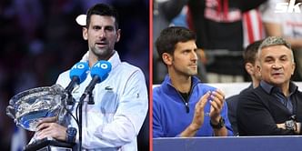 "I'm sad that he was not present in the stands" - Novak Djokovic on his father's absence during Australian Open final