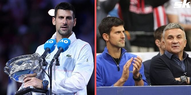 "I'm sad that he was not present in the stands" - Novak Djokovic on his father's absence during Australian Open final
