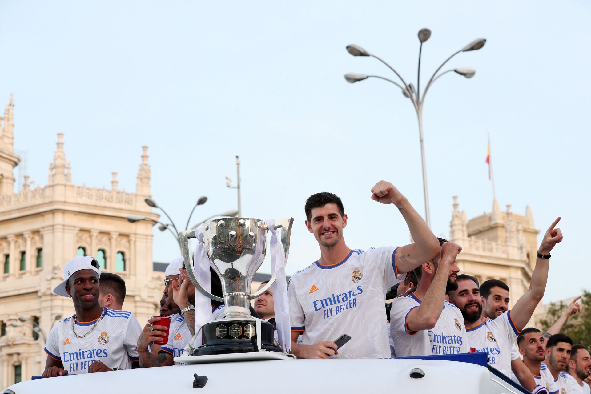 Real Madrid Celebrate Winning La Liga Santander