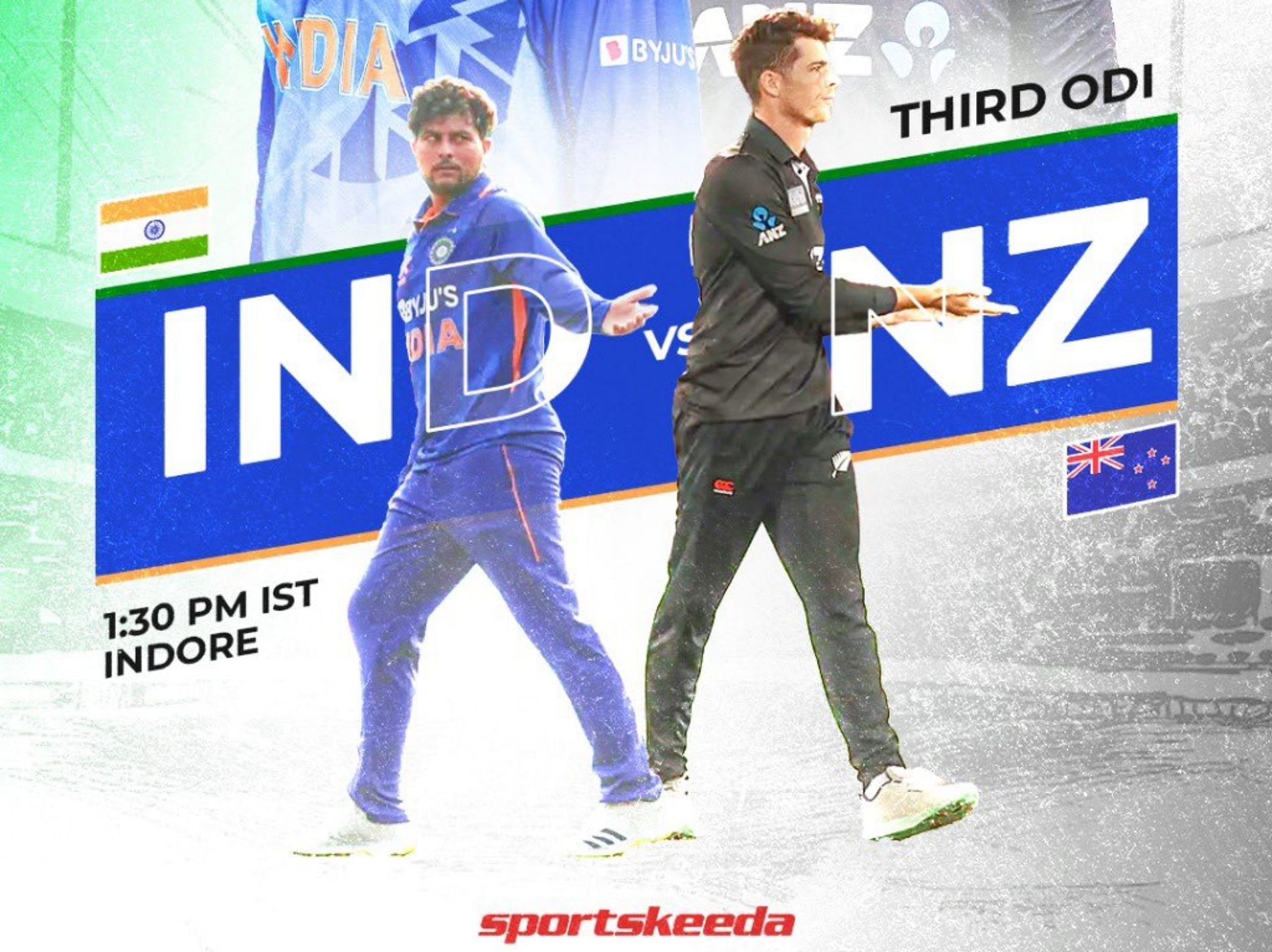 India vs New Zealand 3rd ODI toss
