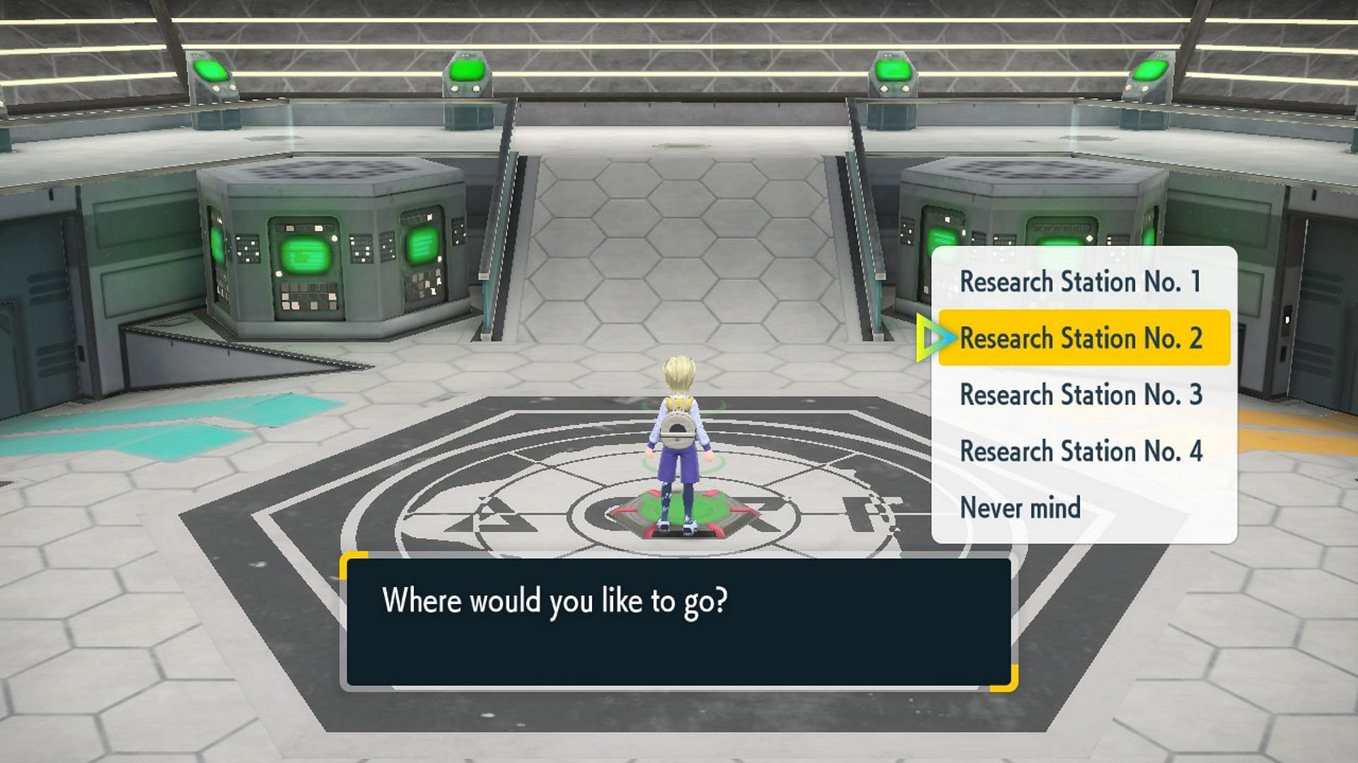 This Research Station gets you the closest to the actual Technical Machine location (Image via Game Freak)