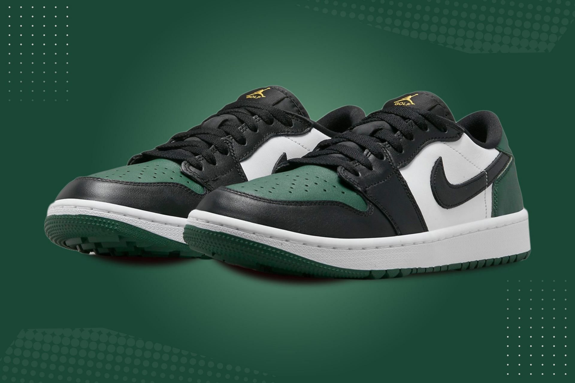 Nike Air Jordan 1 Low Noble Green shoes (Image via Nike)