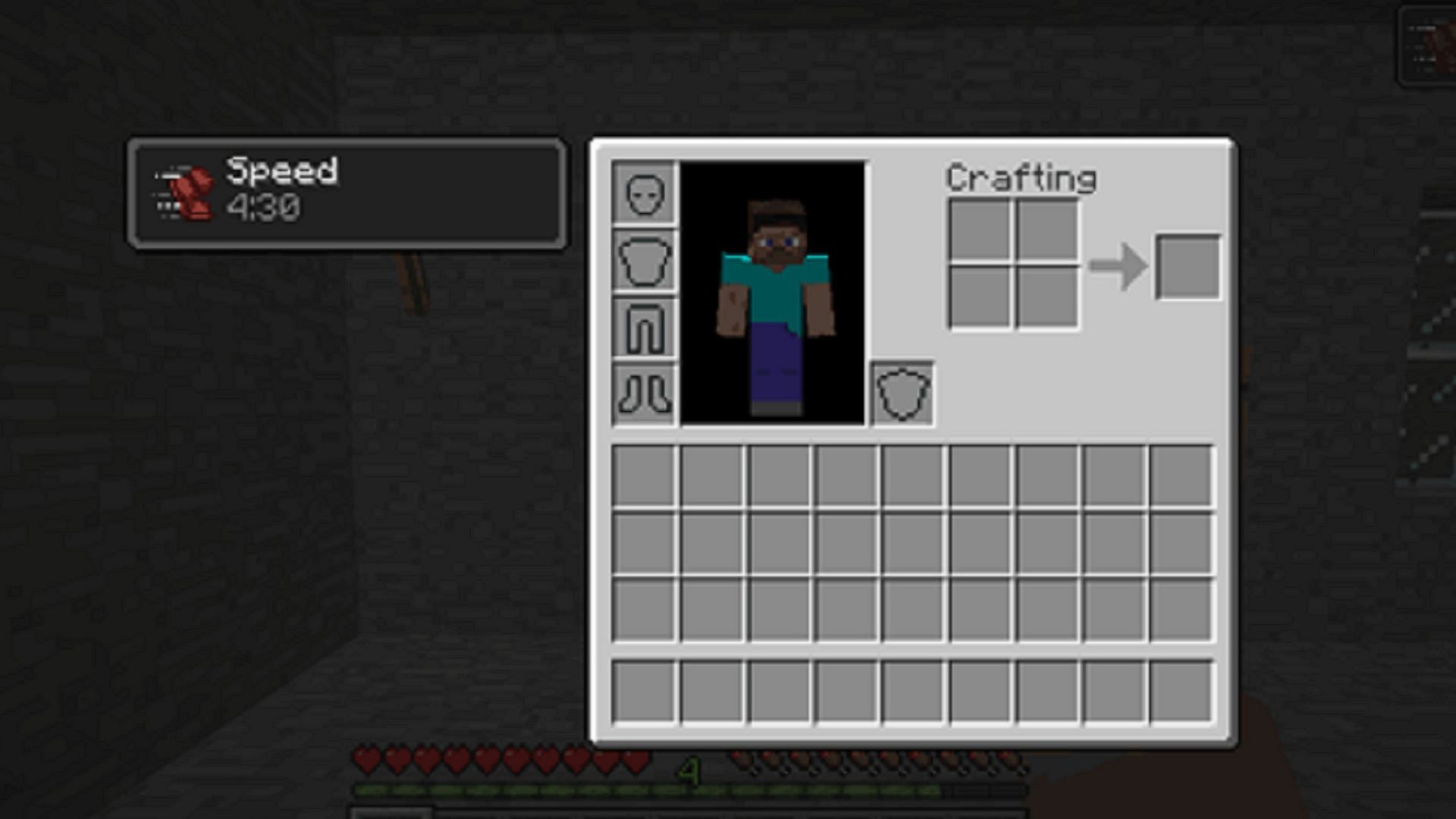 Speed can be applied by beacons but also by other sources in Minecraft (Image via DigMinecraft)