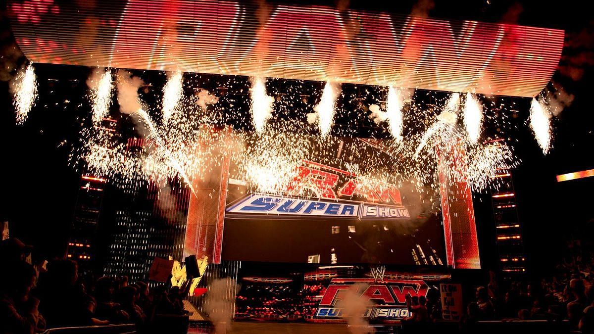 The former WWE RAW stage design.