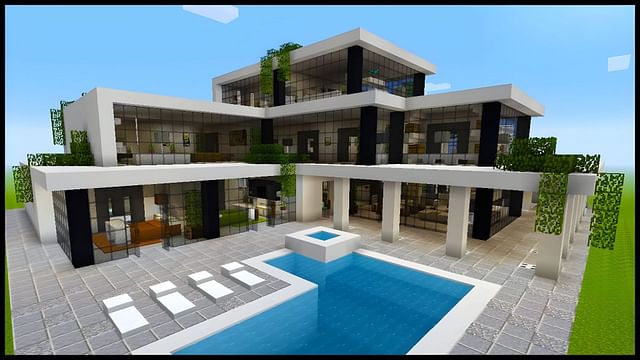 modern houses minecraft