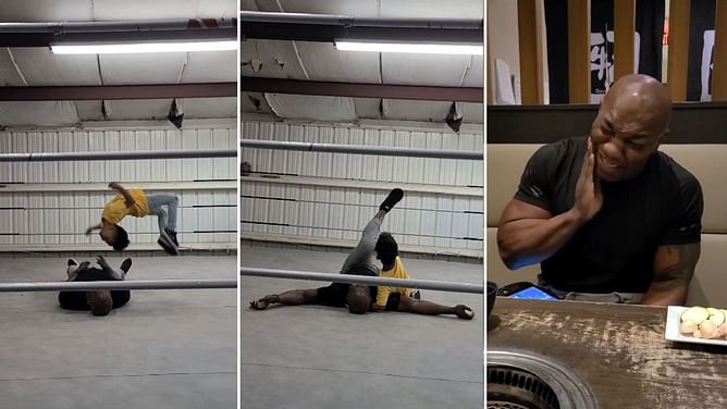 [WATCH] WWE Superstar's 8-year-old son 'defeats' Shelton Benjamin