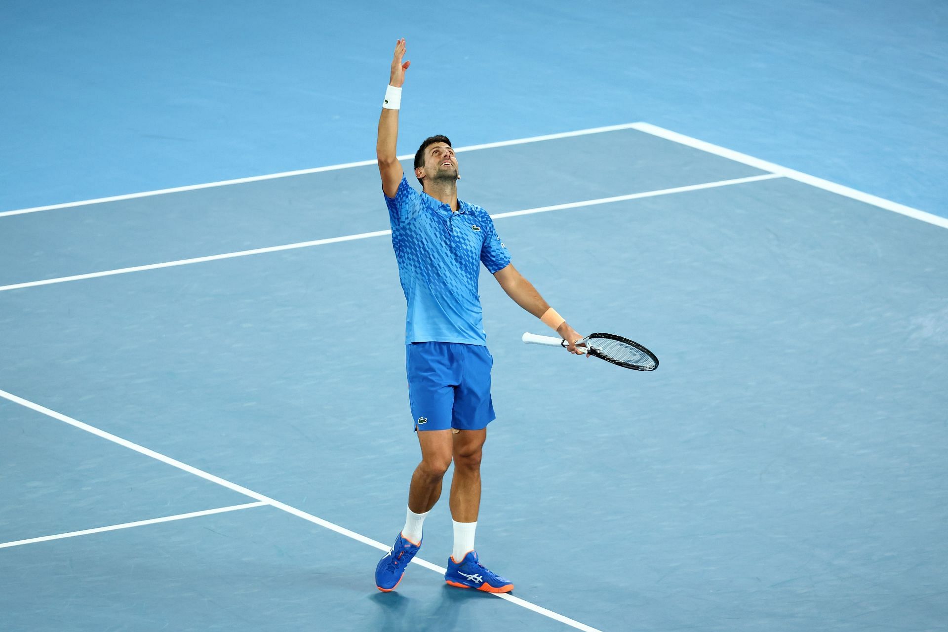 Djokovic lifted his tenth Australian Open title.