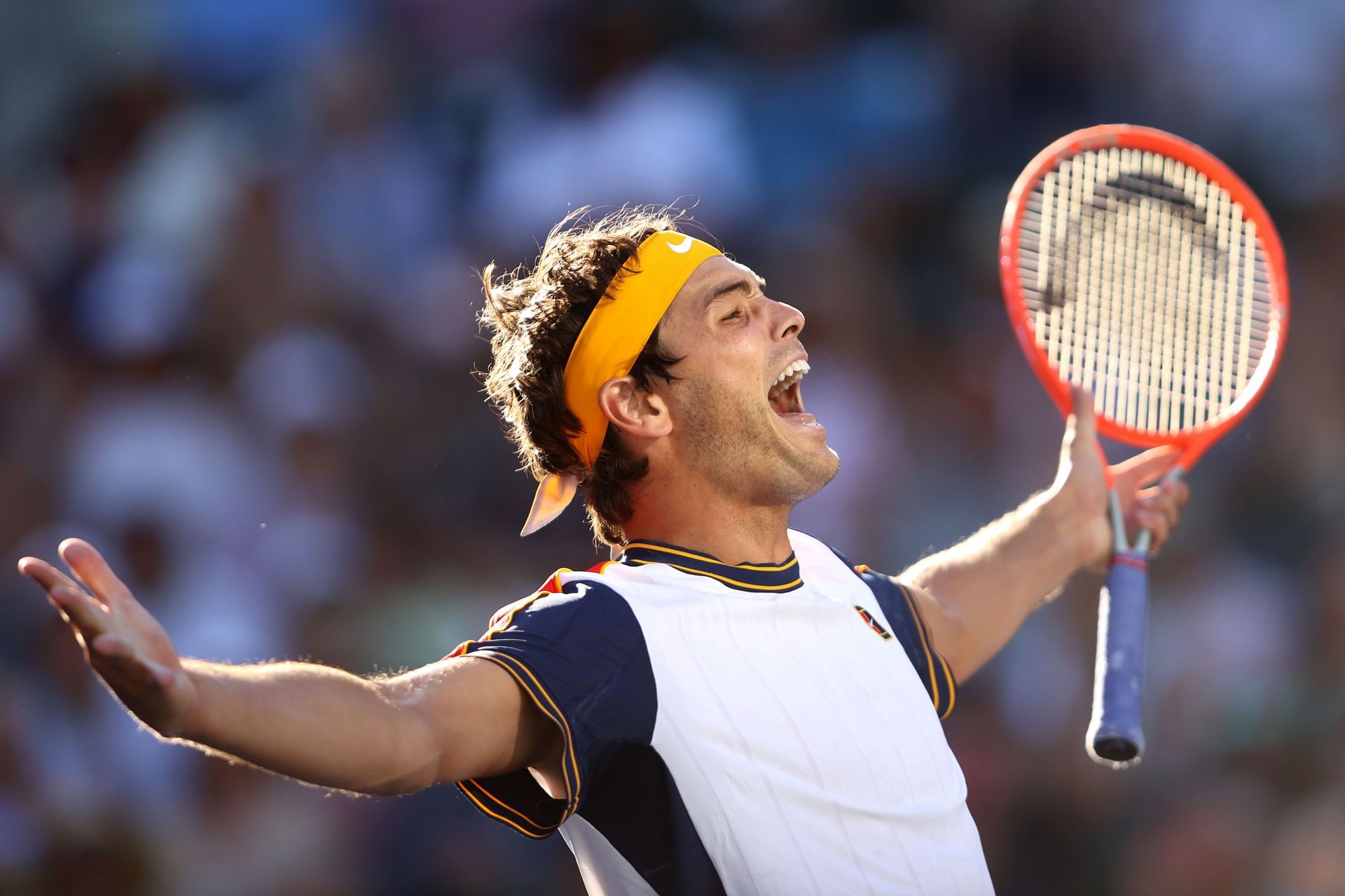 Taylor Fritz at the BNP Paribas Open