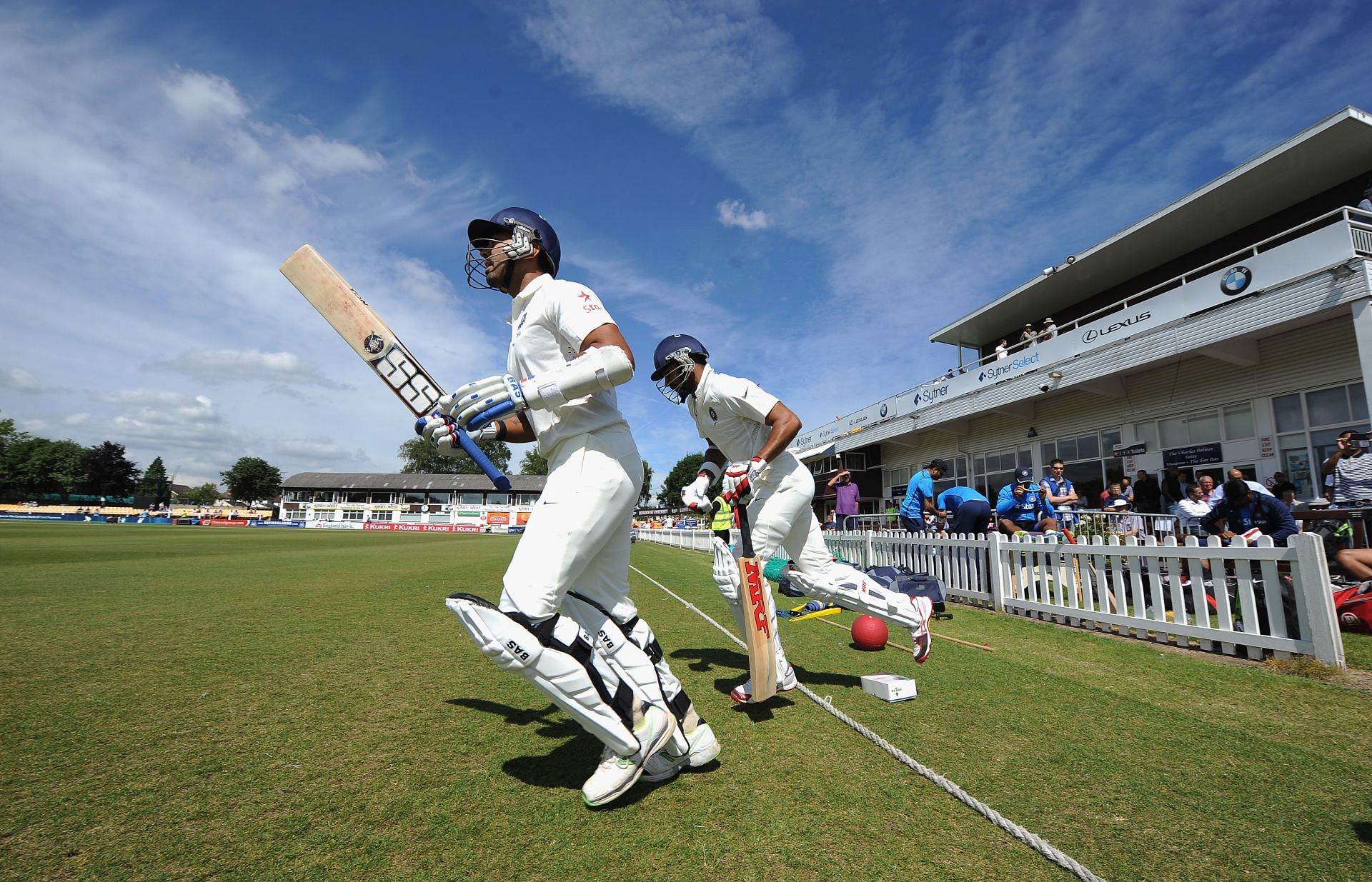 Murali Vijay (left) with Shikhar Dhawan. Pic: Getty Images