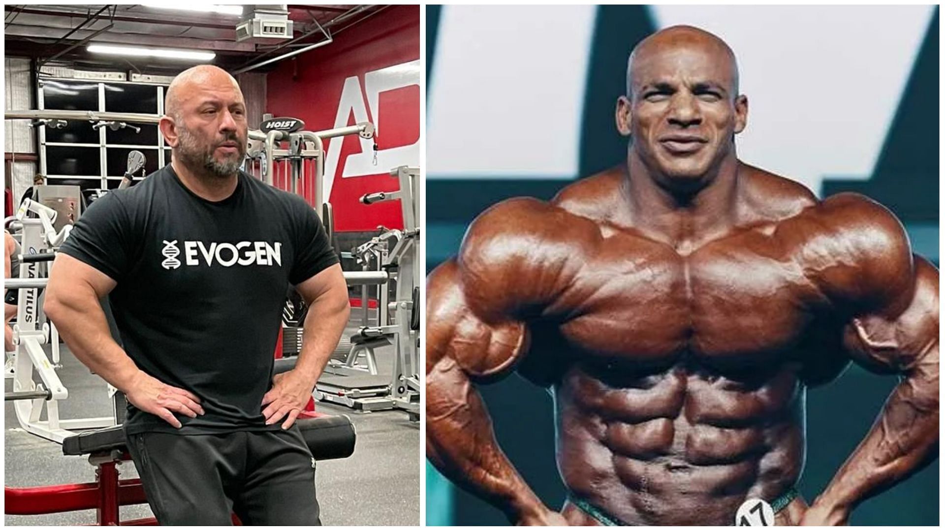 Hany Rambod and Big Ramy in one frame
