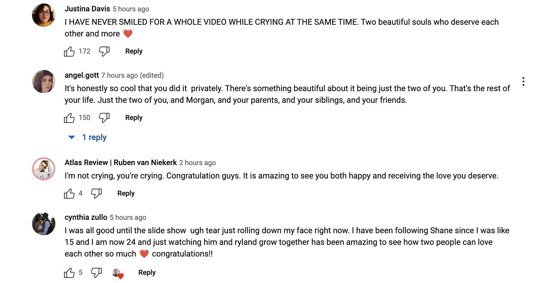 Many on social media commented how Shane and Ryland&#039;s video left them teary-eyed. (Image via YouTube/Ryland vlogs)