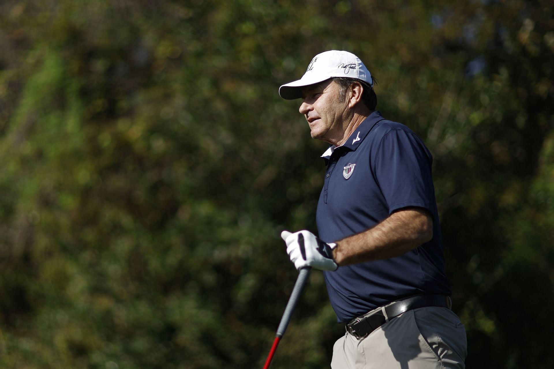 Sir Nick Faldo at the PNC Championship - Round One (Image via Mike Ehrmann/Getty Images)