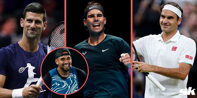 Nick Kyrgios plays "F**k, Marry, Kill" ft. Novak Djokovic, Rafael Nadal, and Roger Federer