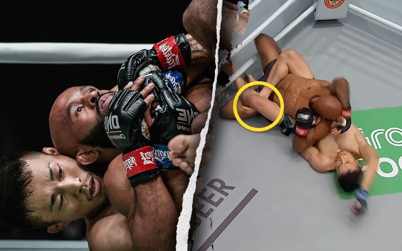 Demetrious Johnson&rsquo;s explosive back escape against Tatsumitsu Wada at ONE: Dawn of Heroes [Credit: ONE Championship]